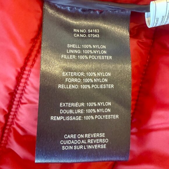 Tommy Hilfiger Packable Puffer Jacket – Navy / White / Red – Size M - Picture 6 of 7